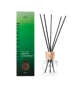 Аромадиффузор AROMA BLOOM Mosso & Bamboo (Мох бамбук) с палочками