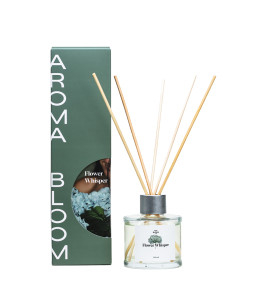 Аромадиффузор "Цветочный шепот" для дома с палочками AROMA BLOOM Flower whisper