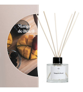 Аромадиффузор "Бразильский манго" для дома с палочками AROMA BLOOM Mango de Brazil