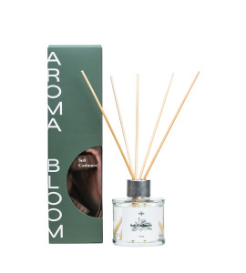 Аромадиффузор "Мягкий кашемир" для дома с палочками AROMA BLOOM Soft Cashmere