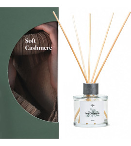 Аромадиффузор "Мягкий кашемир" для дома с палочками AROMA BLOOM Soft Cashmere