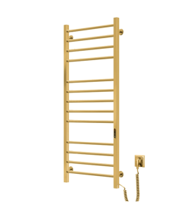 Полотенцесушитель электрический 1200x500 ERAFLYME Quadro Gold R