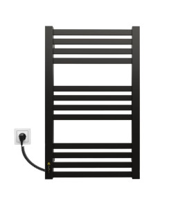 Полотенцесушитель черный KOSSER Герда 800х500 EL