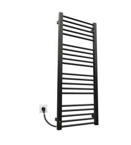 Полотенцесушитель черный KOSSER Стэп 1200х500 EL