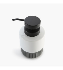 Диспенсер для жидкого мыла STOCKHOLM BA-44 WHITE/GRAY 360 мл