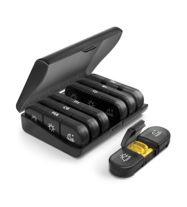 Органайзер для таблеток на 7 дней MVM PC-17 BLACK