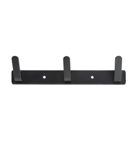 Вешалка черная на три крючка MVM HA-01/3 BLACK