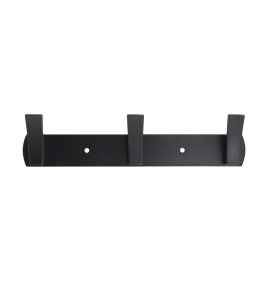 Вешалка черная на три крючка MVM HA-02/3 BLACK