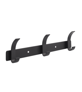 Вешалка черная на три крючка MVM HA-04/3 BLACK