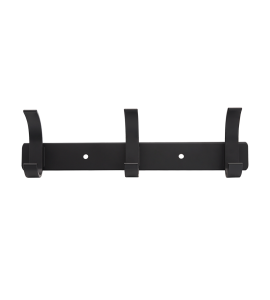 Вешалка черная на три крючка MVM HA-04/3 BLACK