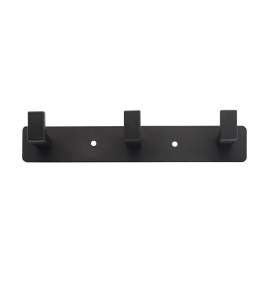 Вешалка черная на три крючка MVM HA-05/3 BLACK