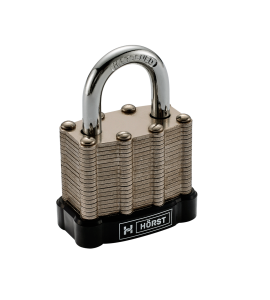 Замок навесной из ламинированной стали HORST HR-LS-30E