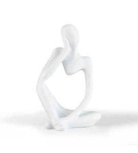 Статуэтка Мыслитель мечтающий DH-ST-16-1 WHITE